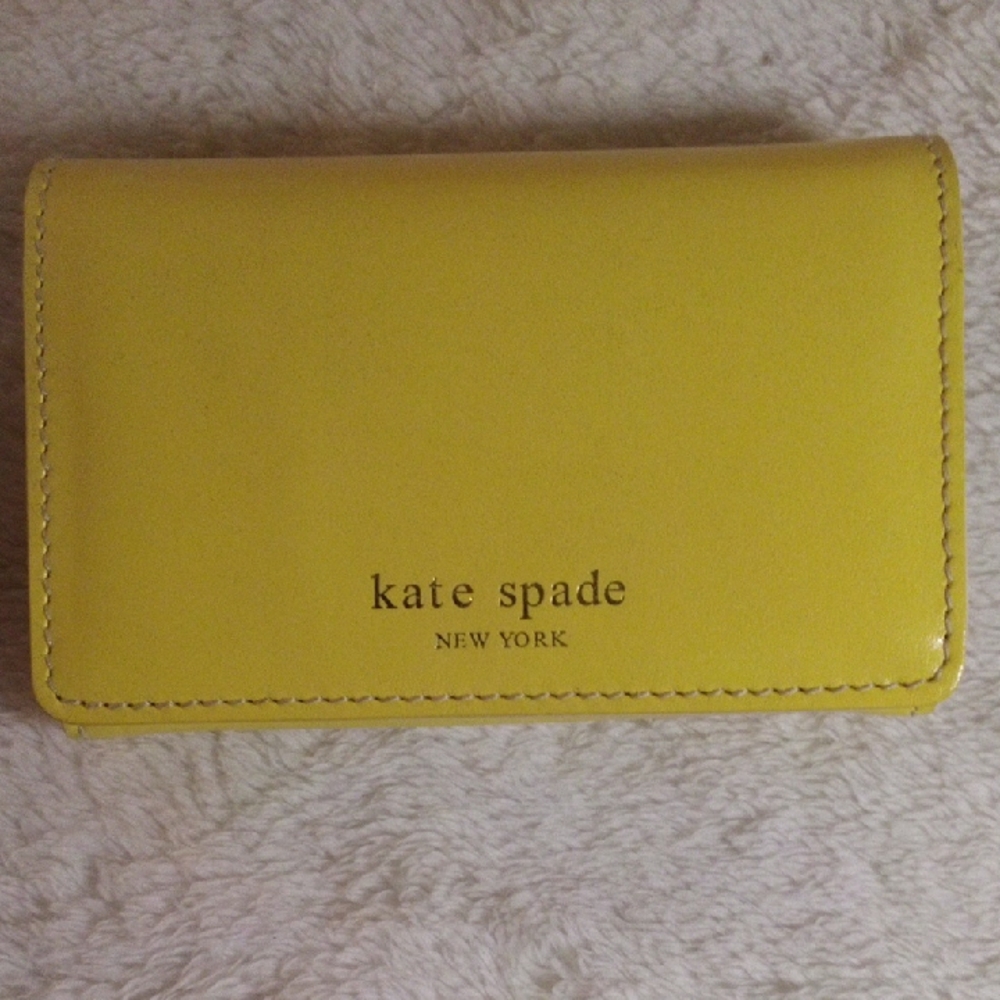 KATE SPADE RARE YELLOW GORGEOUS WALLET LIKE NEW NO CALL OUTS & RARE!!